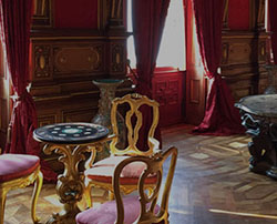 Miramare un particolare dell'arredo Trieste Miramare arredamento