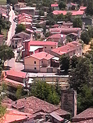 Borgorose vista Borgorose vista dall'alto